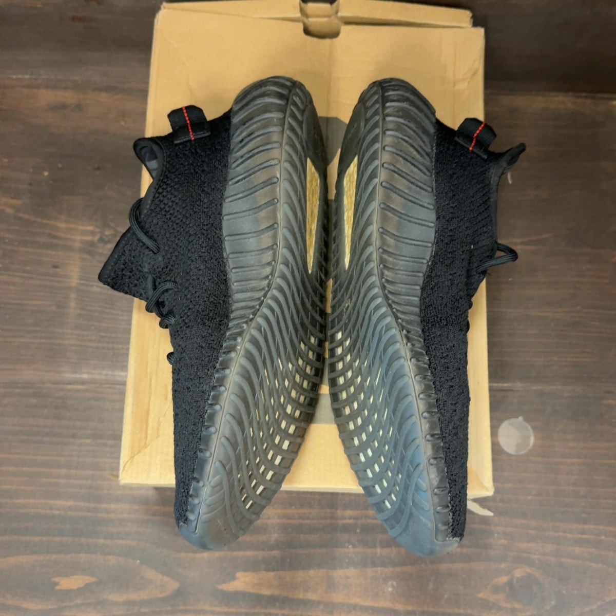 adidas Yeezy Boost 350 V2 Black Red - Image 4