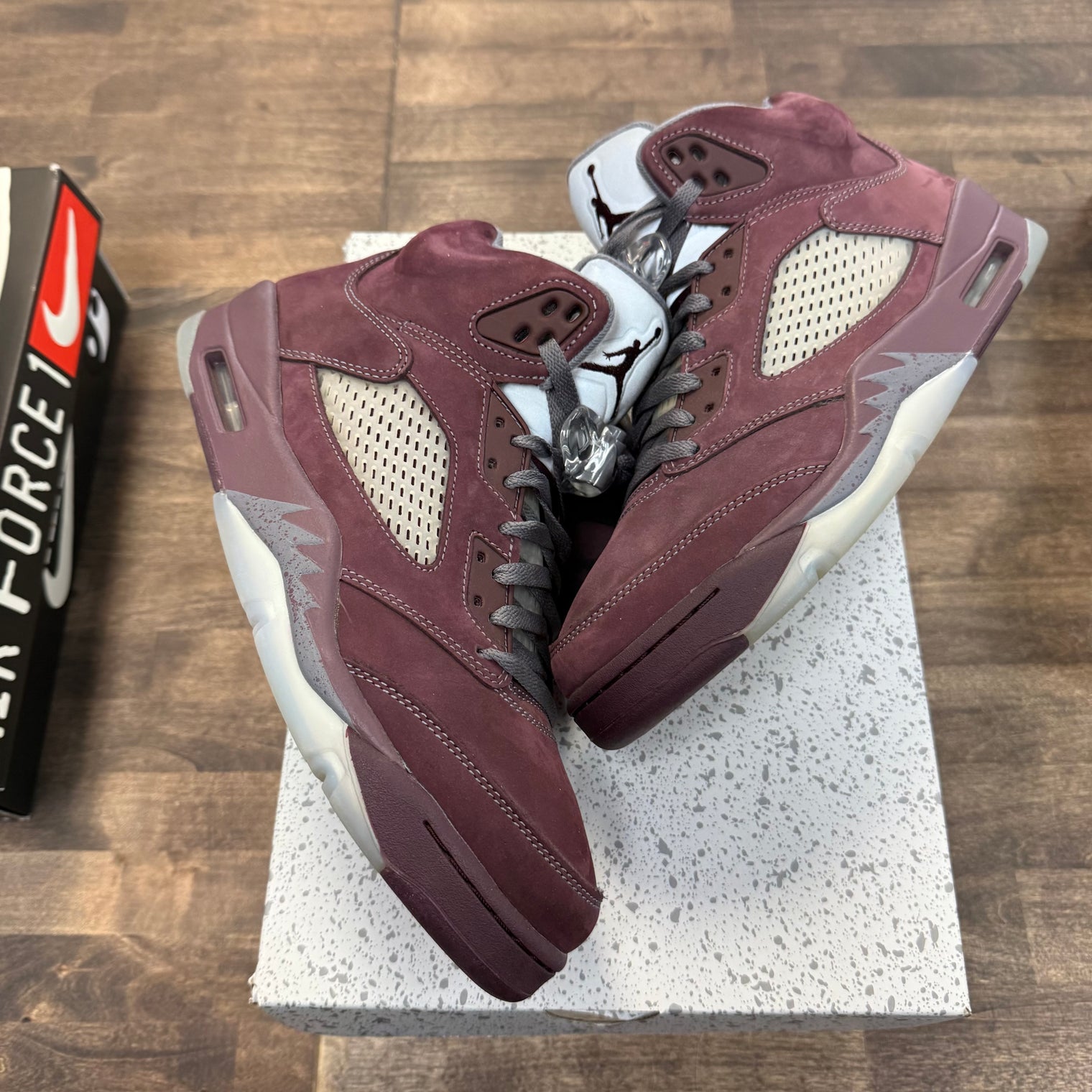 Burgundy Jordan 5 Retro (2023) (USED)