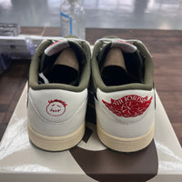 Travis Scott Medium Olive Jordan 1 Low (Lightly Worn)