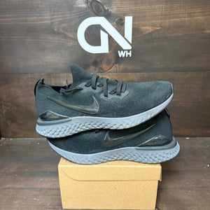 Nike Epic React Flyknit 2 Black Anthracite Size 12 (Pre-Owned) - Image 1