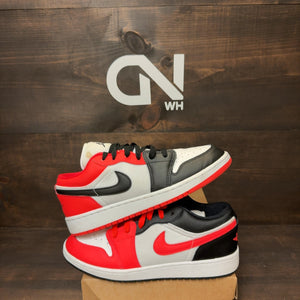 Jordan 1 Low SE Mismatched Infrared (GS) Size 7Y (Pre-Owned) - Image 1