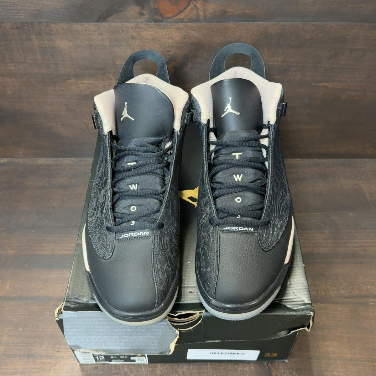 Jordan Dub Zero Black Fossil Stone - Image 3