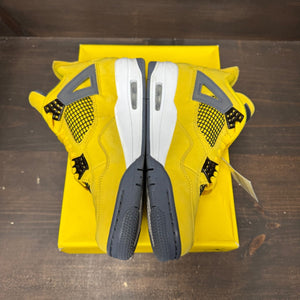 Jordan 4 Retro Lightning (2021) Size 9 (Pre-Owned) - tag