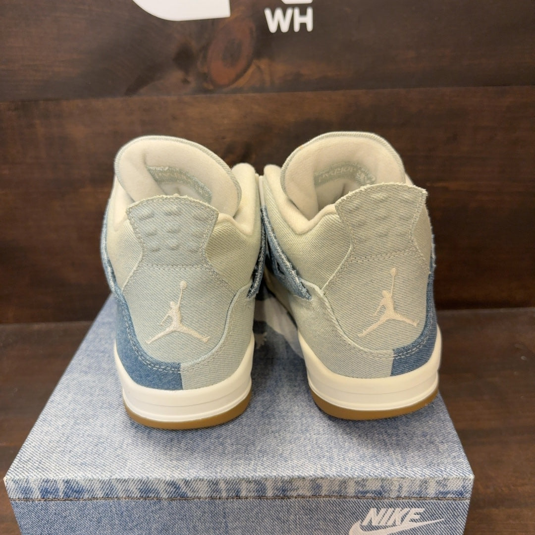 Jordan 4 Retro TEX Denim Worn Blue (Women's) - Image 5