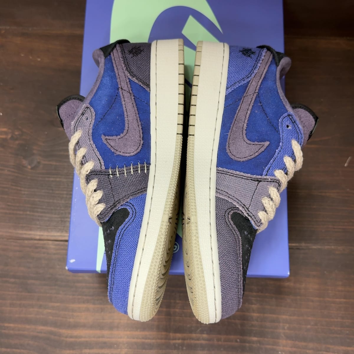 Jordan 1 Retro Low OG Zion Williamson Voodoo Alternate (GS) Size 5Y (Pre-Owned) - aux