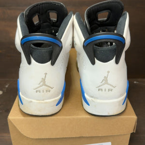 Jordan 6 Retro Sport Blue (2014) Size 10 (Pre-Owned) - Image 5