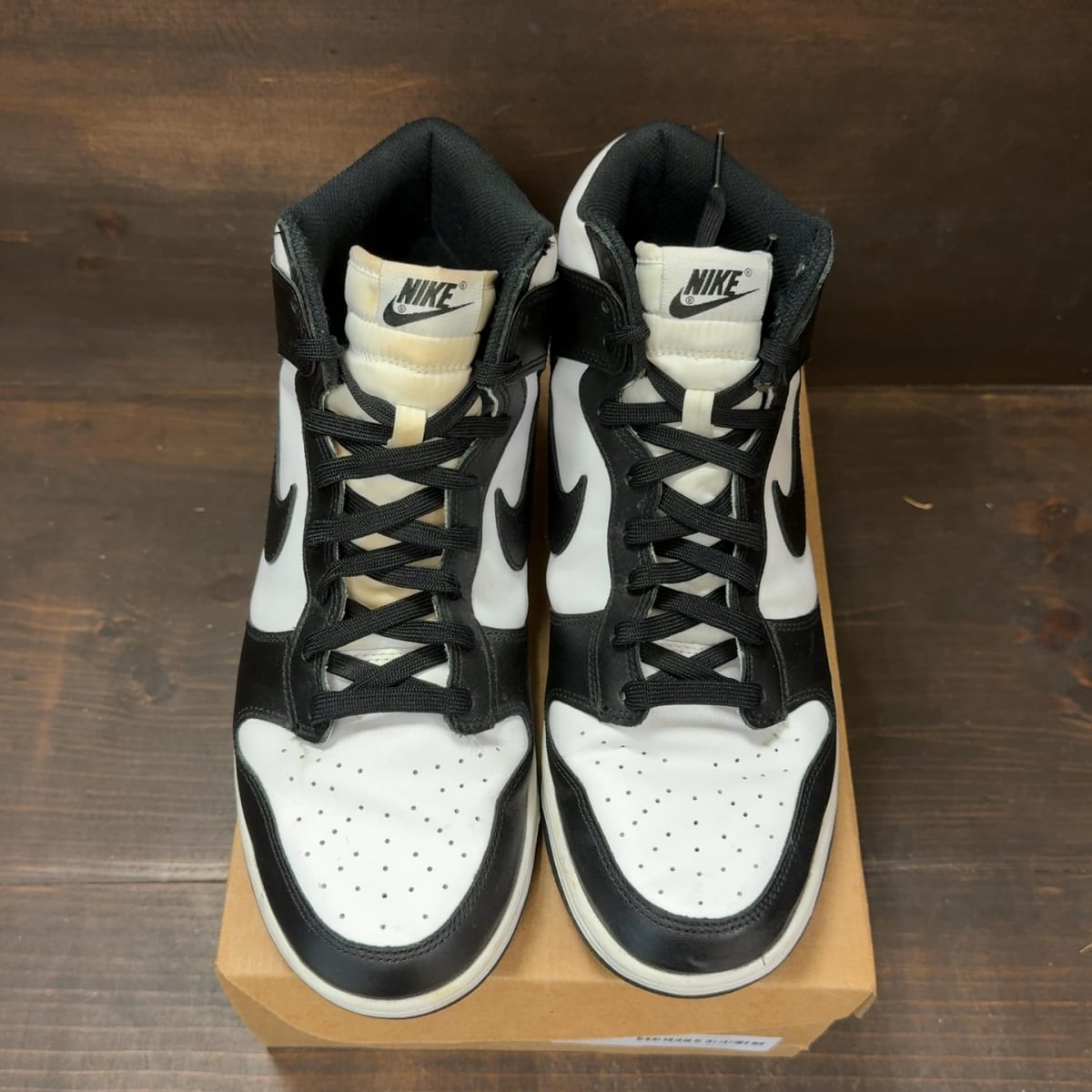 Nike Dunk High Panda Black White (2021/2024) Size 11.5 (Pre-Owned) - tag