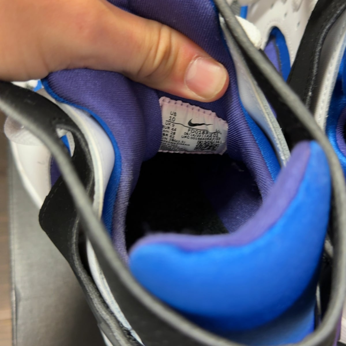 Nike Air Flight Huarache OG White Varsity Purple (2023) - Image 7