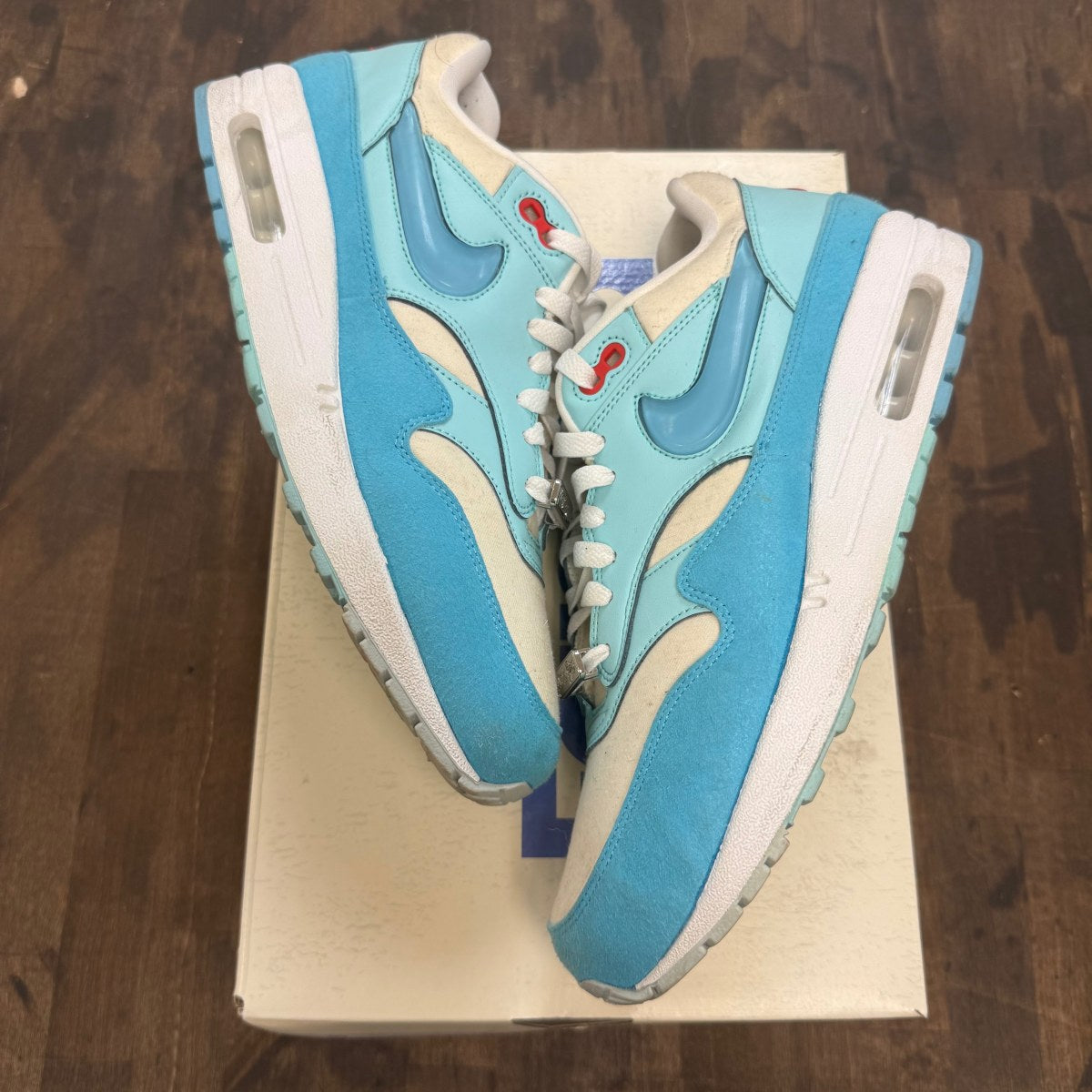 Nike Air Max 1 Puerto Rico Blue Gale - Image 1