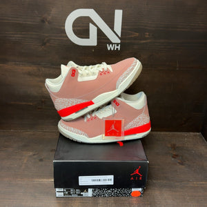 Jordan 3 Retro Rust Pink (Women's) Size 9W (Pre-Owned) - front