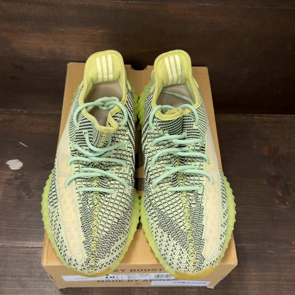 adidas Yeezy Boost 350 V2 Yeezreel (Non-Reflective) Size 10.5 (Pre-Owned) - tag