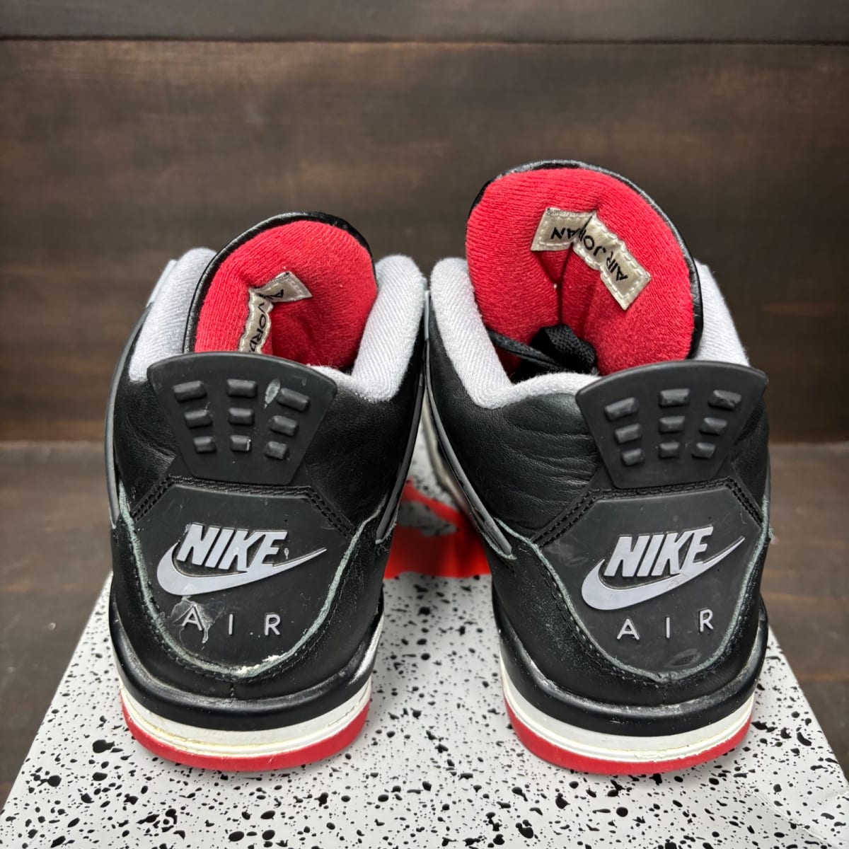 Jordan 4 Retro Bred Reimagined (GS) Size 5.5Y (Pre-Owned) - sole