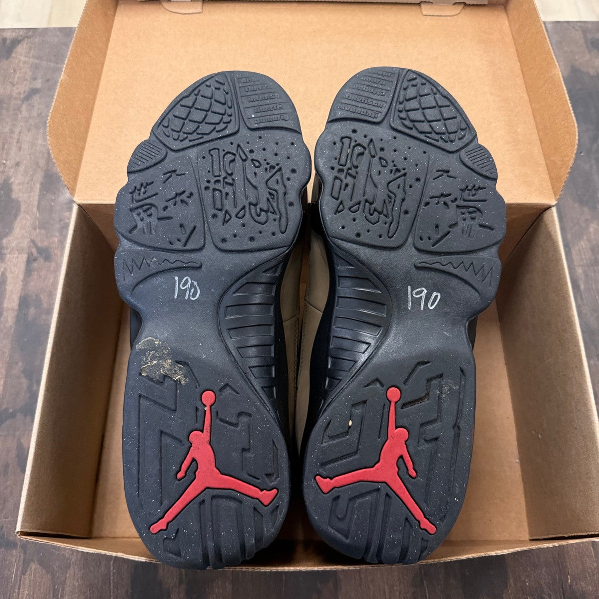 Jordan 9 Retro Olive (2012) Size 12 (Pre-Owned) - Image 5