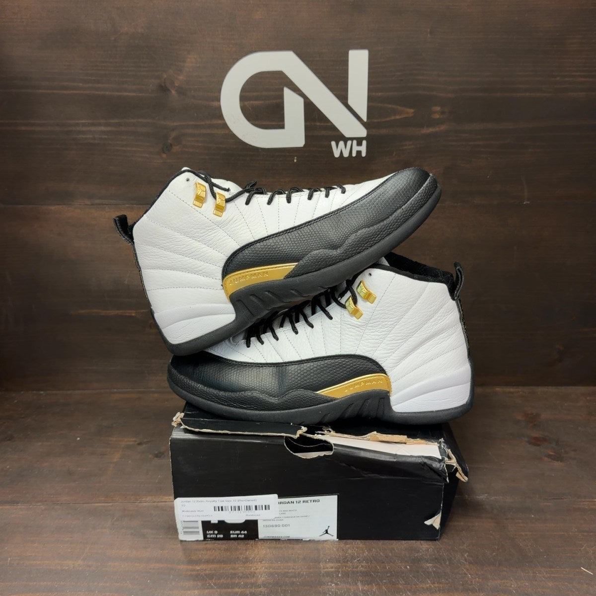 Jordan 12 Retro Royalty Taxi Size 10 (Pre-Owned) - Image 1