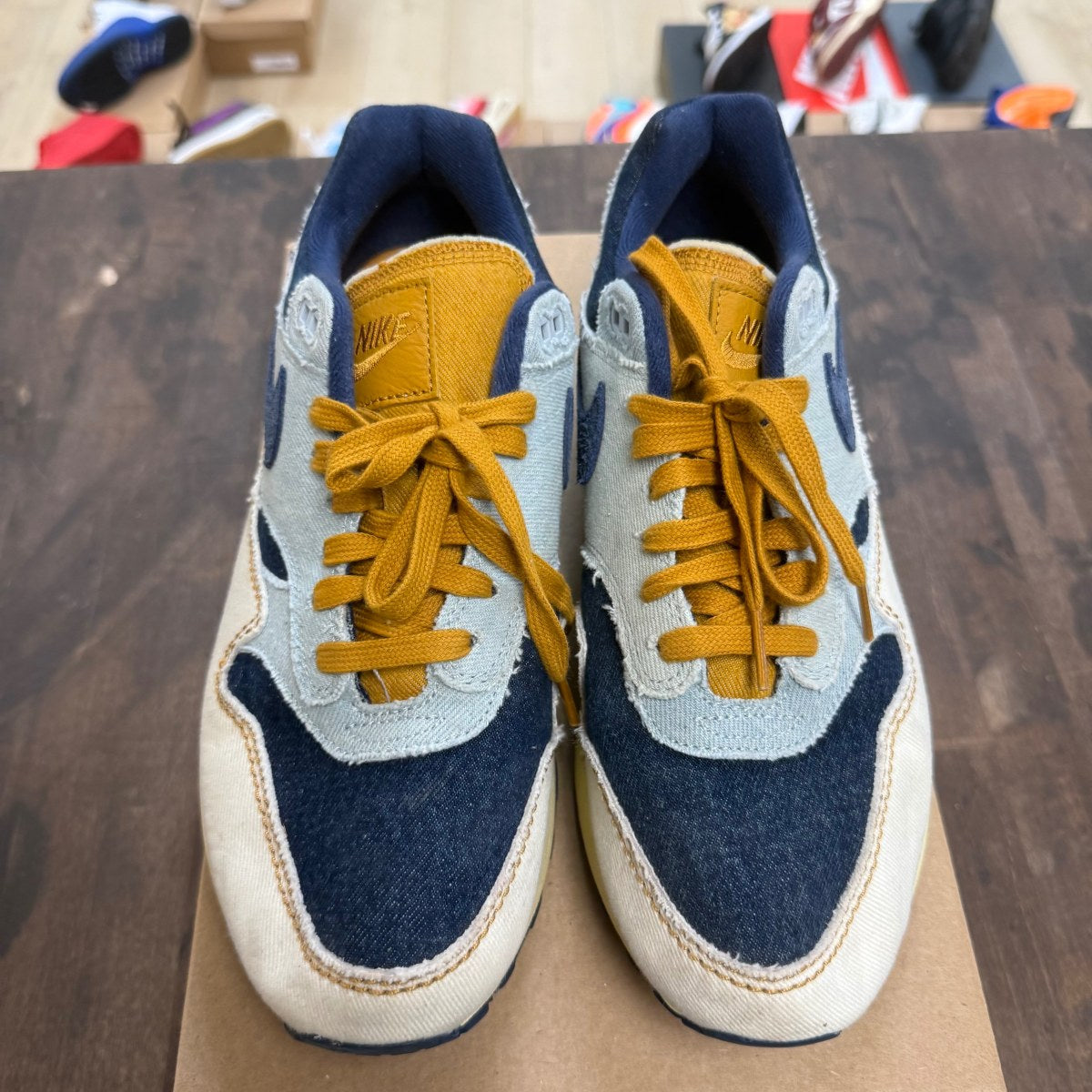 Nike Air Max 1 '87 Denim Aura (Women's) Size 11.5W (Pre-Owned) - Image 5