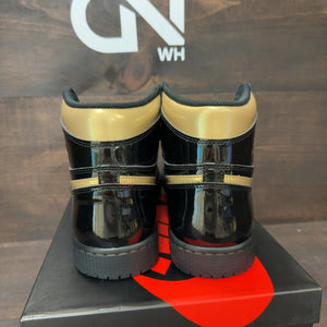 Jordan 1 Retro High Black Metallic Gold (2020) Size 12 (Pre-Owned)