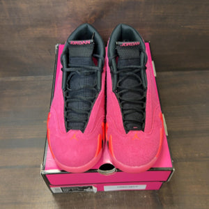 Jordan 14 Retro Low Shocking Pink (Women's) - Image 3