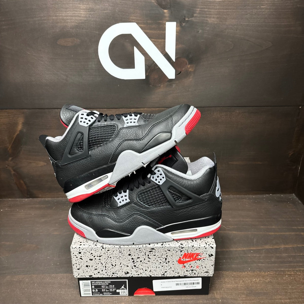 Jordan 4 Retro Bred Reimagined - Image 1