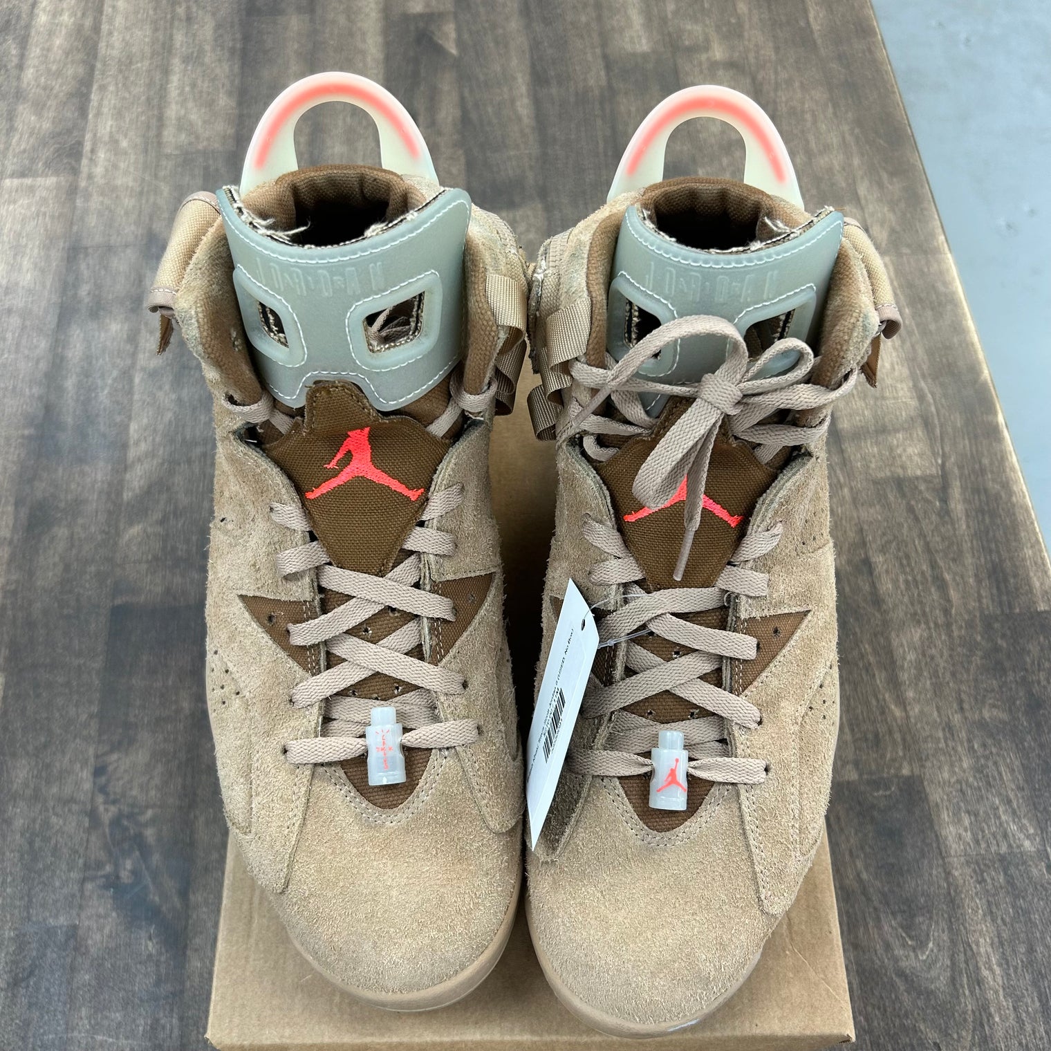 British Khaki Travis Scott Jordan 6 (USED, No Box)
