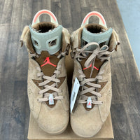 British Khaki Travis Scott Jordan 6 (USED, No Box)