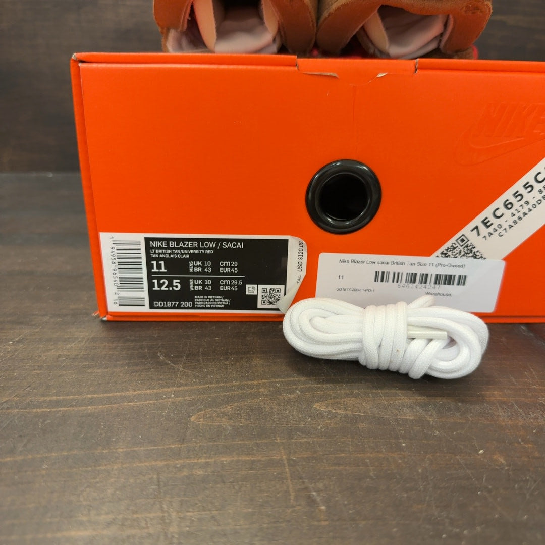 Nike Blazer Low sacai British Tan - Image 8