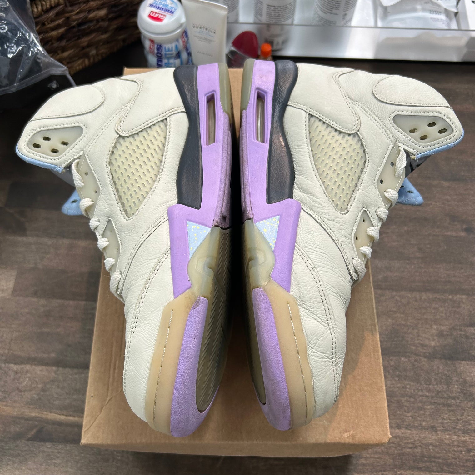 DJ Khaled x Air Jordan 5 Sail (USED, No Insoles, No Box)