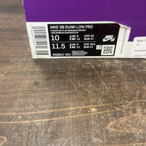 Nike SB Dunk Low Wheat Size 10 (Pre-Owned) - aux