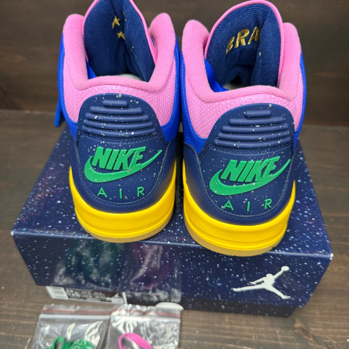 Jordan 3 Retro Brazil Size 13 (Pre-Owned)