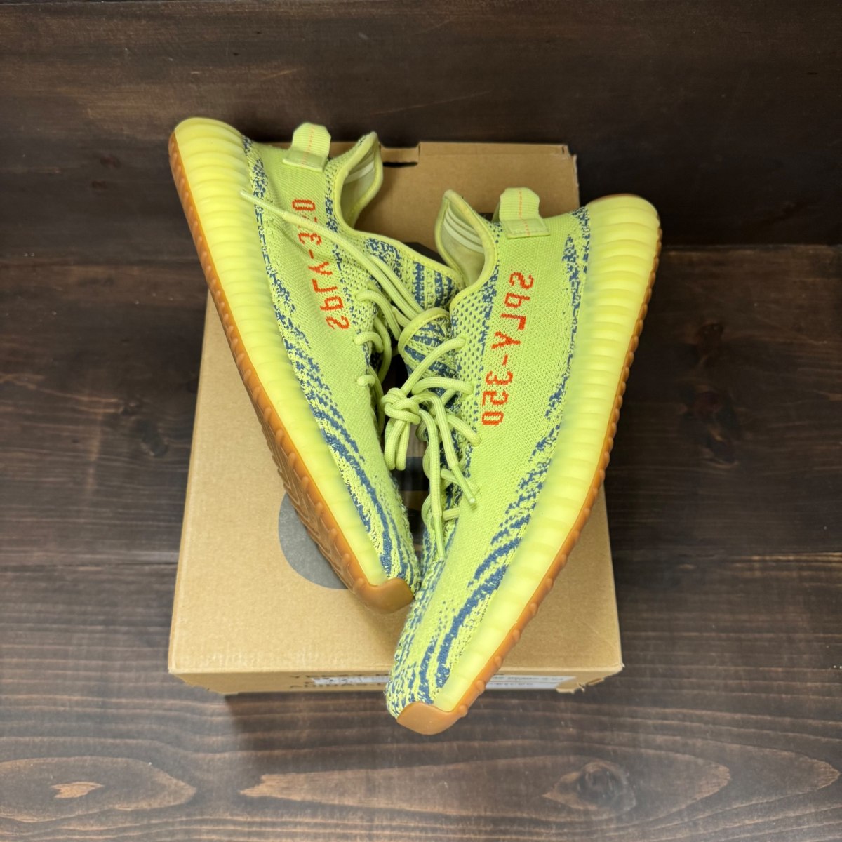 adidas Yeezy Boost 350 V2 Semi Frozen Yellow - Image 2