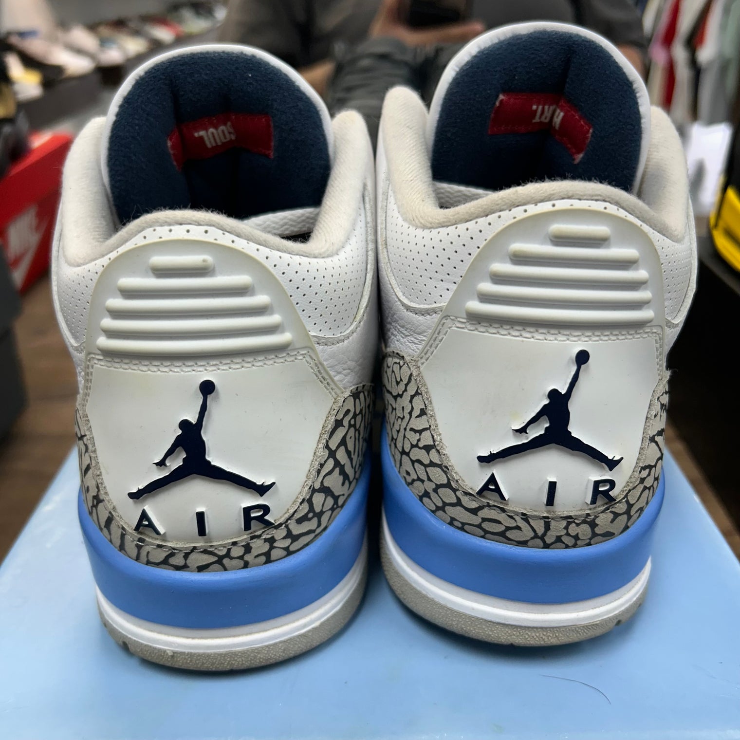 UNC Jordan 3 (2020) (USED)