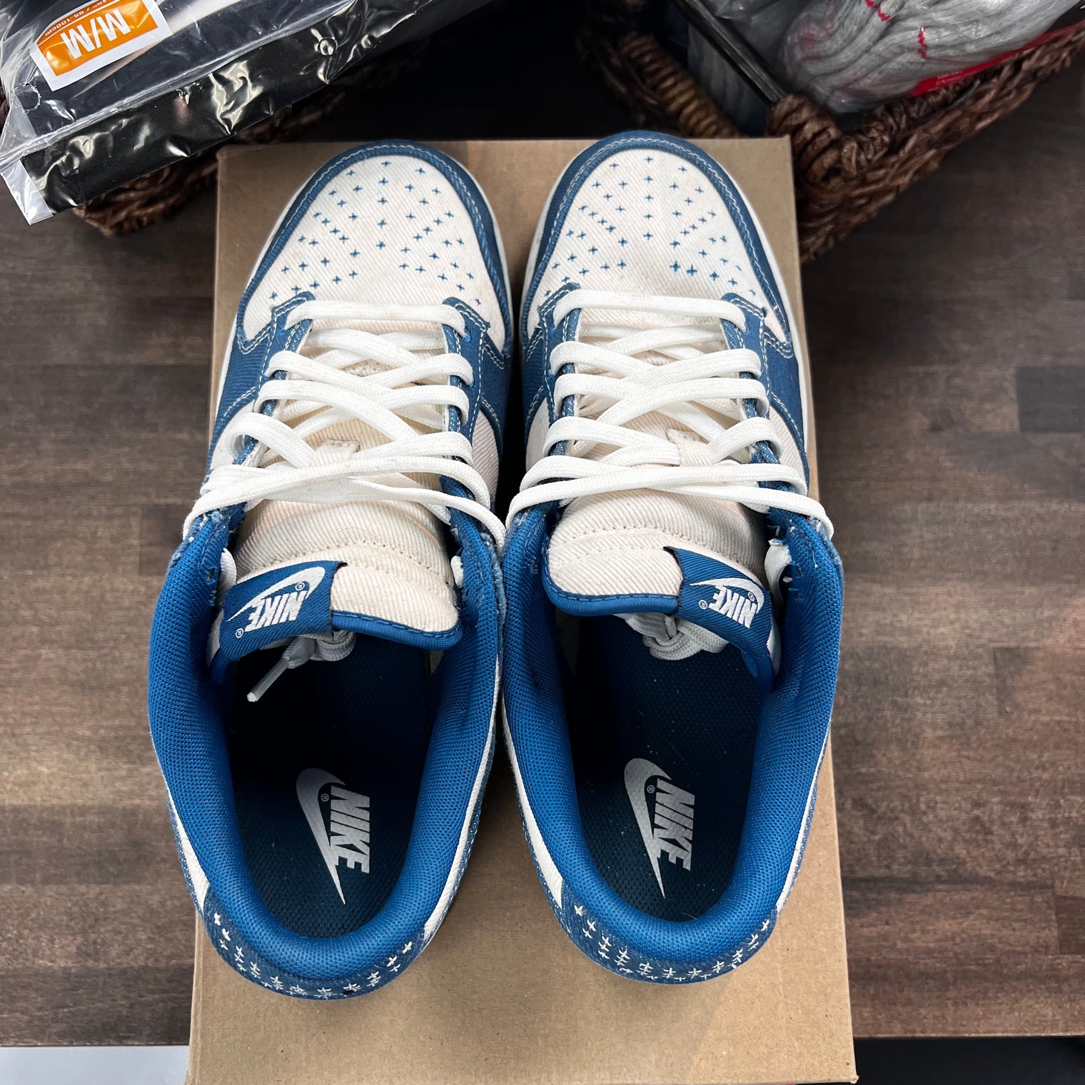 Sashiko Dunk Low (USED, No Box)
