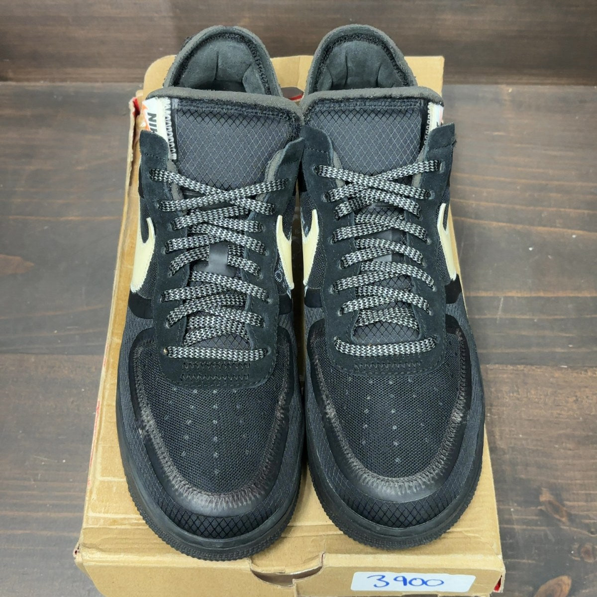 Nike Air Force 1 Low Off-White Black White - Image 3