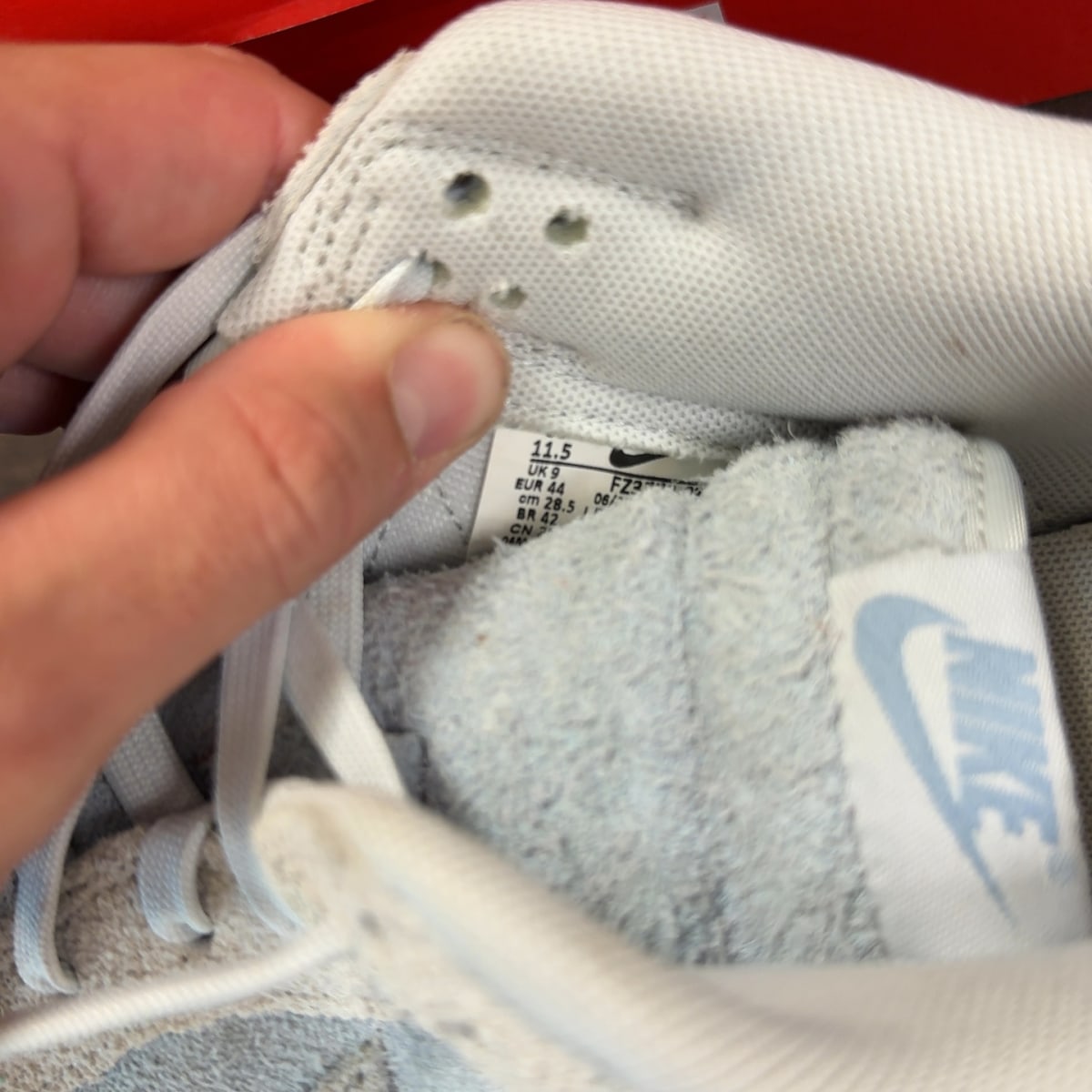 Nike Dunk Low Light Armory Blue Photon Dust (Women's) - Image 7