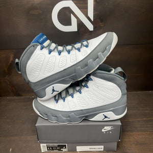 Jordan 9 Retro Flint Grey French Blue (2026) - Image 1