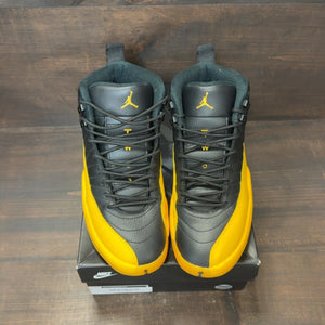 Jordan 12 Retro Black University Gold Size 9.5 (Pre-Owned) - Image 3