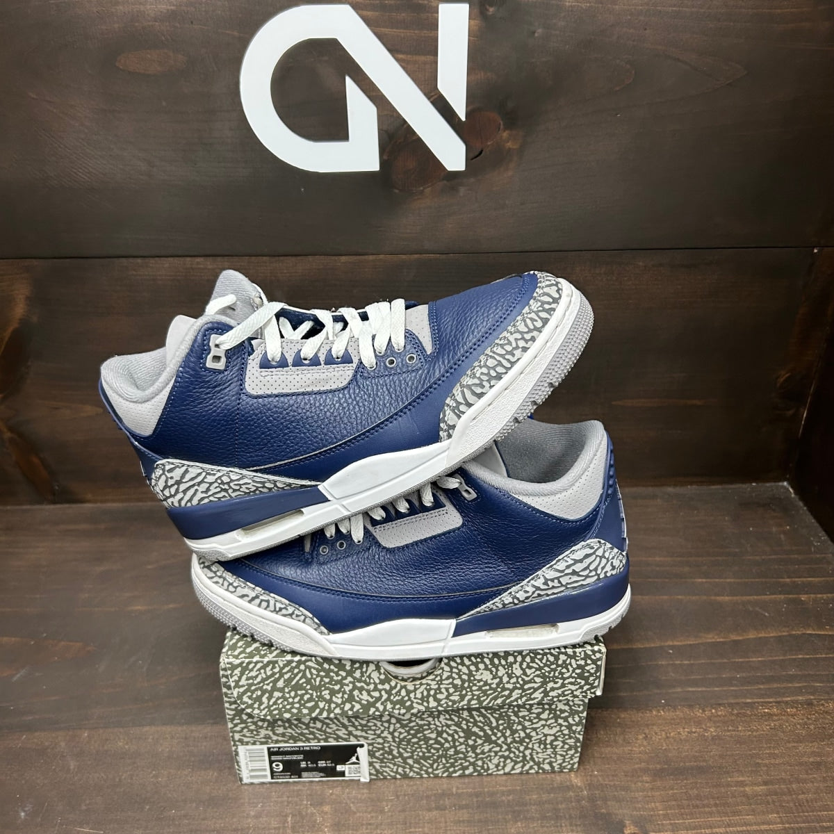 Jordan 3 Retro Georgetown (2021) Size 9 (Pre-Owned)
