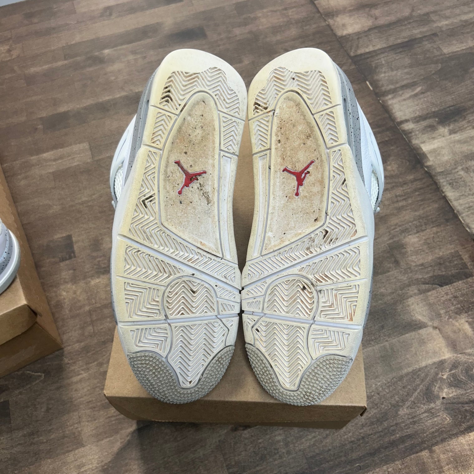 Jordan 4 Retro White Oreo (2021) (US 9.5) (USED, No Box)