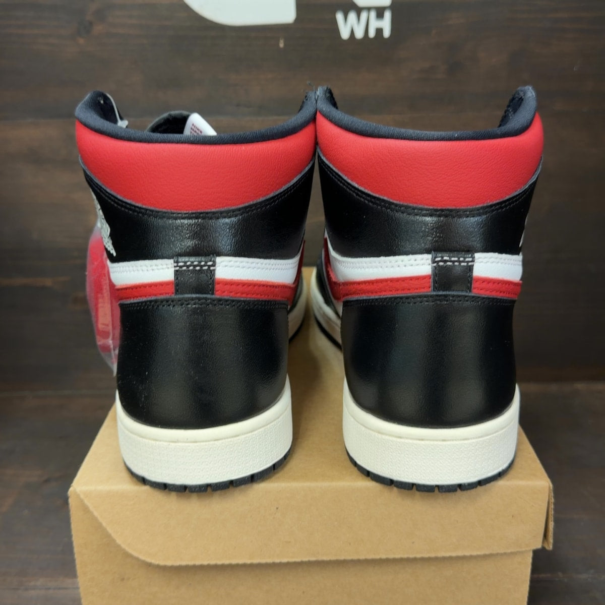 Jordan 1 Retro High Black Gym Red Size 14 - Image 5