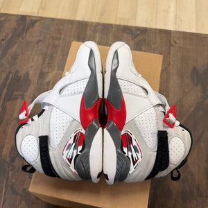 Jordan 8 Retro White True Red (2025) (GS) Size 6.5Y (Pre-Owned) - Image 4