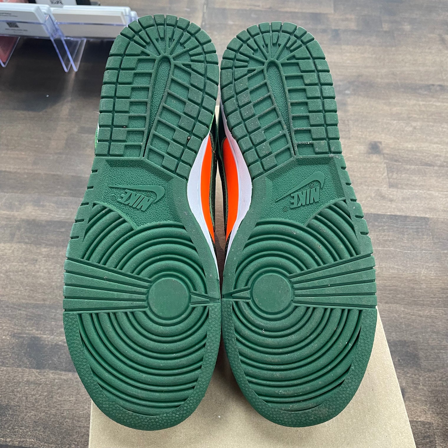 Miami Hurricane Dunk Low (USED, No Box)