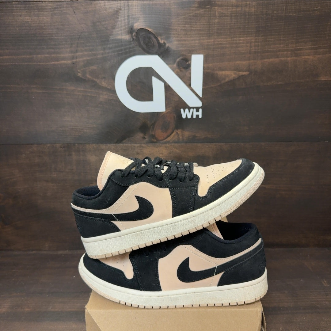 Jordan 1 Low Black Guava Ice (Women's) Size 8W (Pre-Owned) - Image 1
