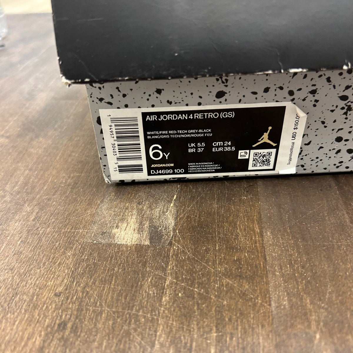 Jordan 4 Retro White Oreo (2021) (GS) - Image 6