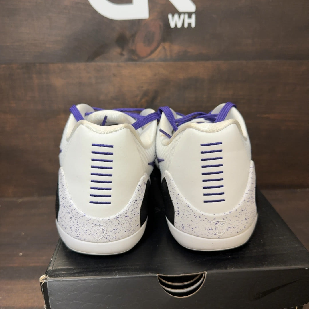 Nike Kobe 9 Elite Low EM Protro White Court Purple - Image 4