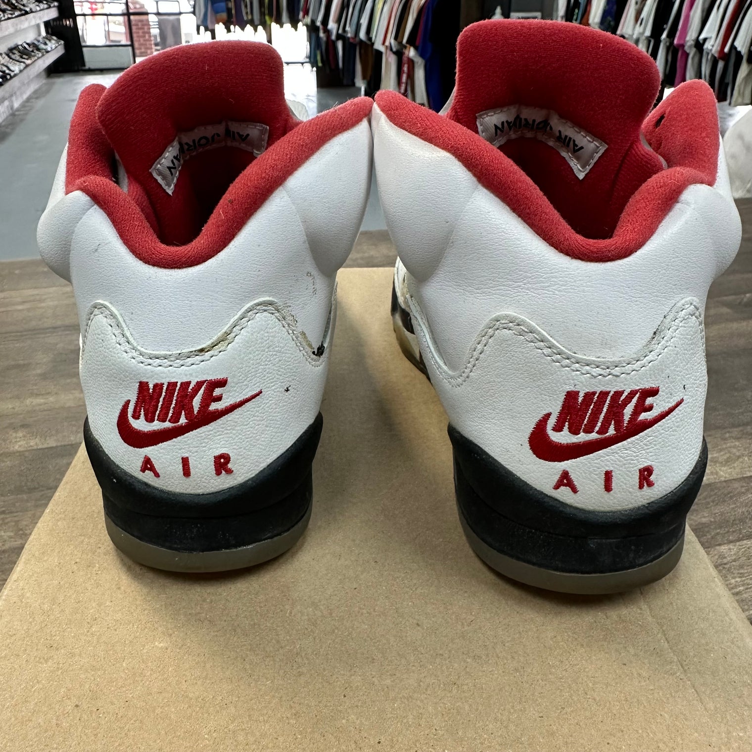 Fire Red Jordan 5 (GS) (USED, No Box)