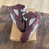 Jordan 5 Retro Burgundy (2023) Size 10 (Pre-Owned) - Image 1