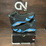 Jordan 14 Retro Black University Blue (2026) Size 11.5 (Pre-Owned) - Image 1