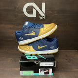 Nike SB Dunk Low Supreme Jewel Swoosh Gold Size 12 (Pre-Owned) - front