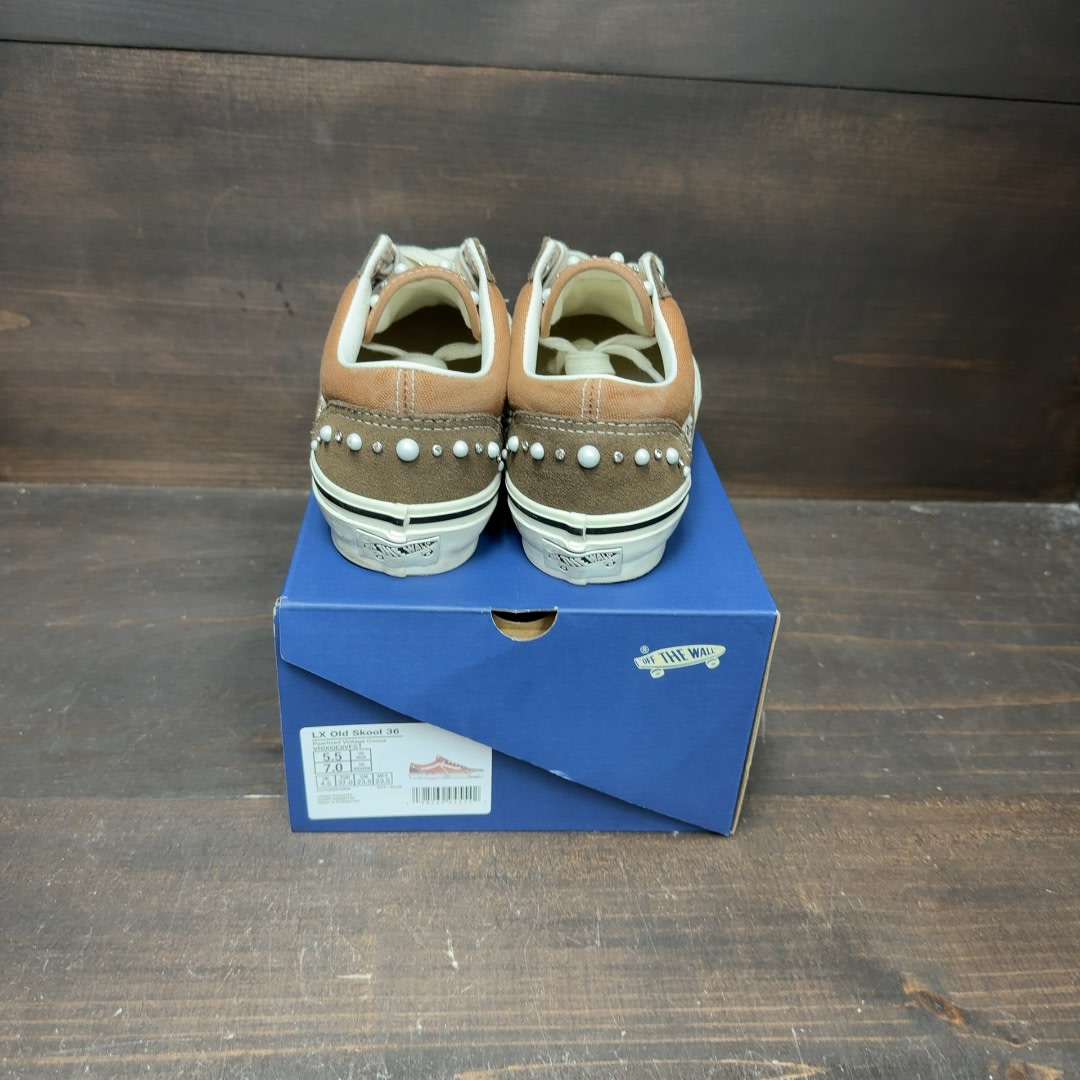 Vans LX Old Skool 36 Pearlized Pack Vintage Cocoa Brown Size 5.5 (Pre-Owned) - Image 5