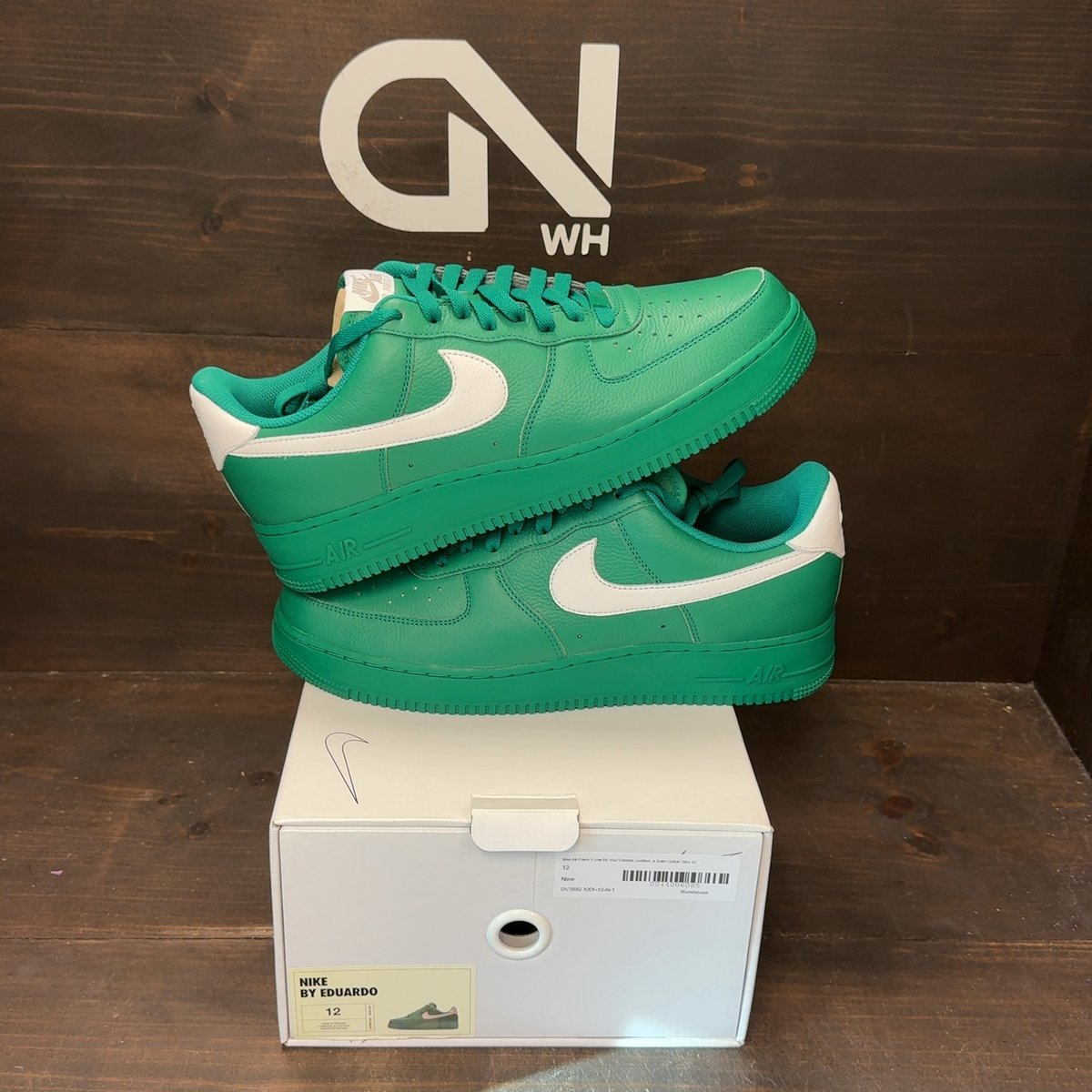 Nike Air Force 1 Low By You 'Canvas, Leather, & Satin Option' Size 12 - front