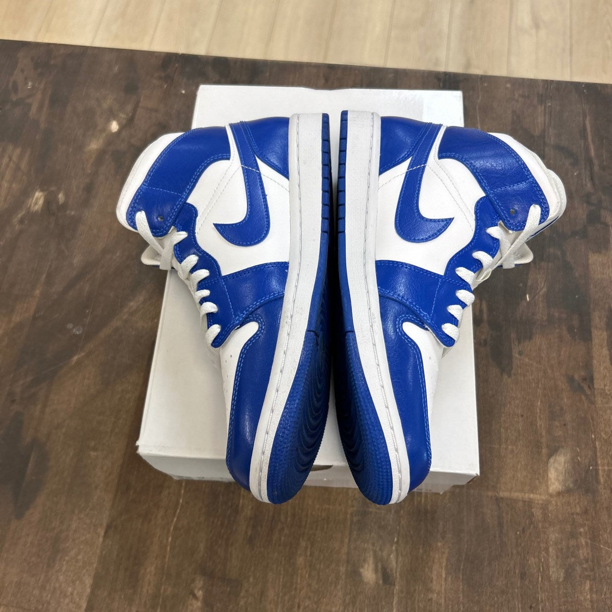 Jordan 1 Mid Kentucky Blue (Women's) - Image 3